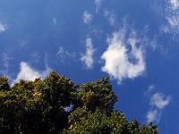 Wolken 32  Haufenwolken (Cumulus) &uuml;ber dem TrUebPl in M&uuml;nsingen am 30.08.2014.