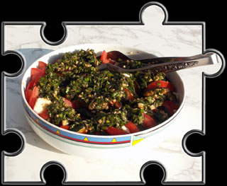 Tomaten-Zucchini-Mozarella-Salat