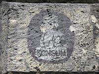 LostPlace 043  Einblicke in eine vergessene Welt in der Wilhelmsburg, einem Teil der Ulmer Bundesfestung am 03.20.2014 - Noch auf den Mauern zu erkennen das Logo des einstigen Konsum