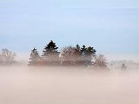 Wetterstimmungen 07  Nebel &uuml;ber Lonsee am 14.11.2009.