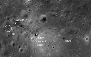 The Apollo 15 Lunar Laser Ranging RetroReflector (LRRR)