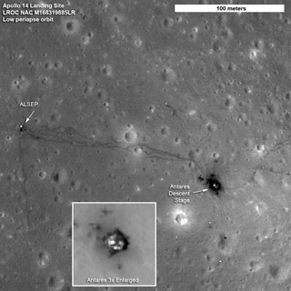 Apollo 12 landing site, 09.06.2011
