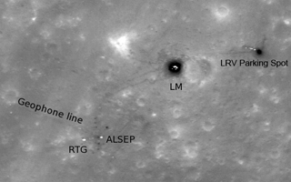 Apollo 16 landing site