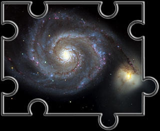 M51 - Whirlpool-Galaxie (Sternbild Jagdhunde)