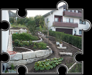 Gartenumbau in der Endphase Bild 2