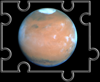 Mars mit Atmosphäre